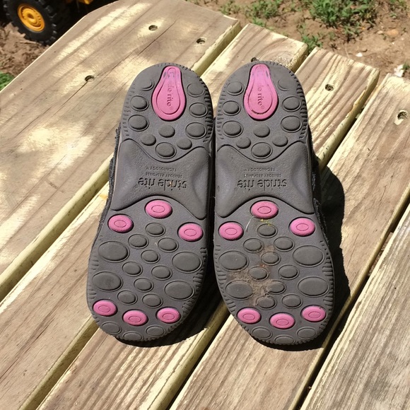 Stride Rite Glitter Suede Ankle Boot 10 - Picture 7 of 8